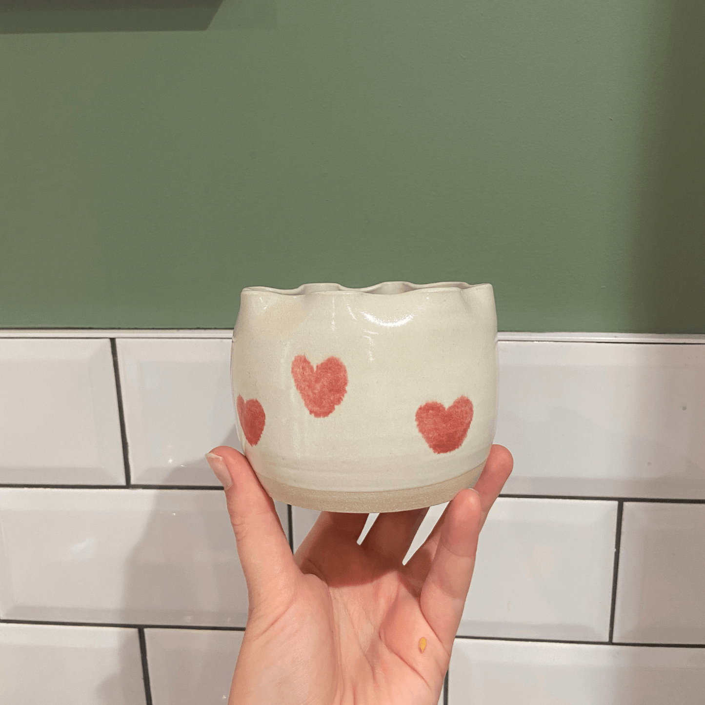 Red Heart Bowl