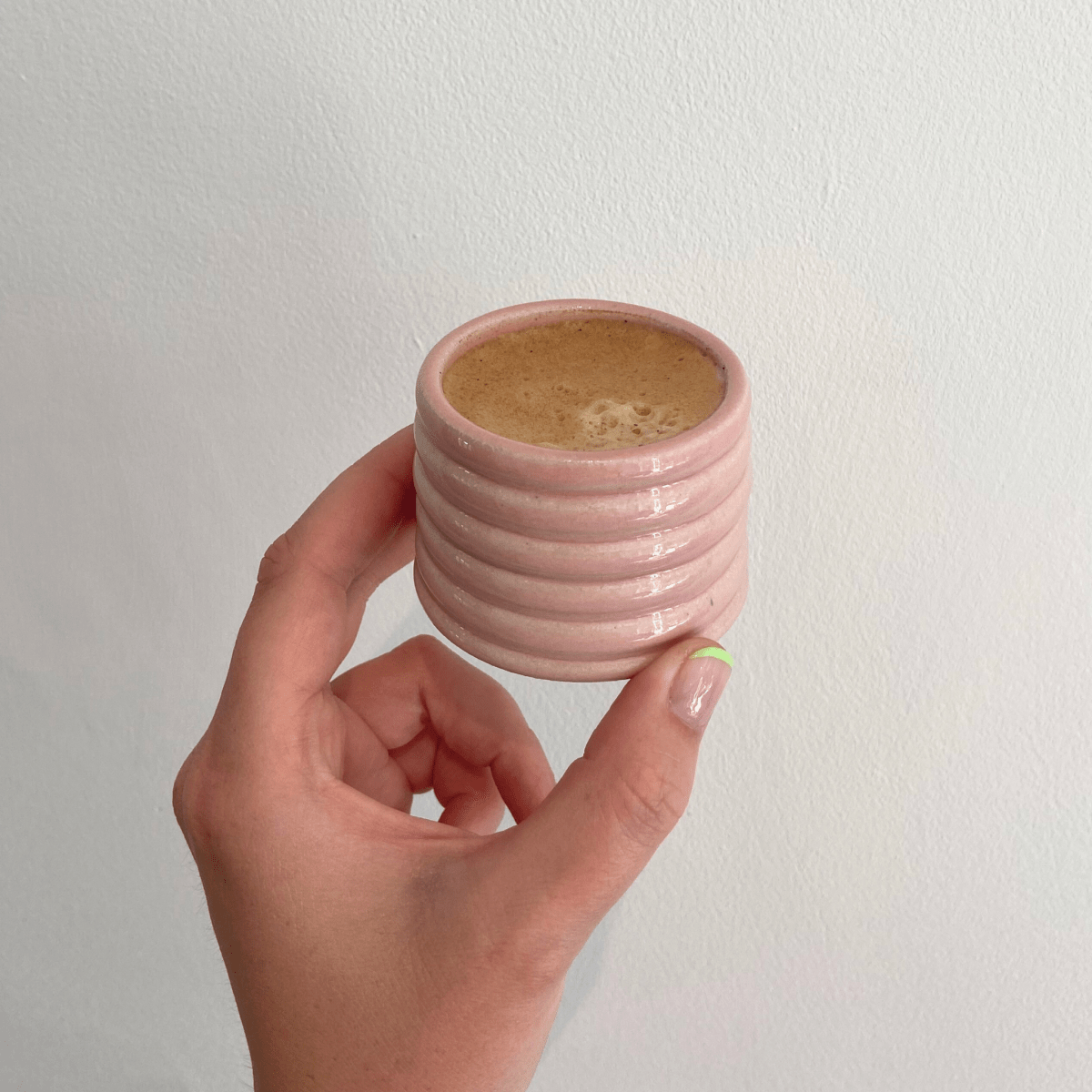 Pink Bubble Espresso Cups - SMSN Ceramics